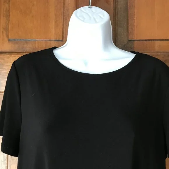 Nic and Nash Black & White Short Sleeve Dress Large - Picture 3 of 9